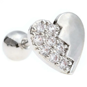 Piercing naušnica HE-23589 - Srebrna KP23589