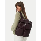Nahrbtnik Calvin Klein Weebbing Strap Flap Backpack LV04F3645G Bordo rdeča