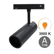 LED reflektor za tirne tirnice 20W 3000K toplo bela tip A za magnetne tirnice SMART TRACK 48VDC