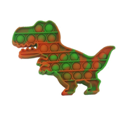 Push Poppers Dinozaver - zelena-oranžna