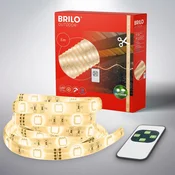 BRILONER 5m LED trak za zunanjo uporabo, toplo bel, vodoodporen