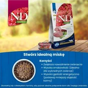 Farmina FARMINA N&D Quinoa Lamb - suha hrana za mačke - 5kg
