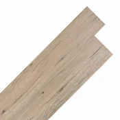 Vidaxl Deske za talne obloge 18 szt. Rjava hrastova 2,51 m2 PVC