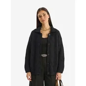 Bianco Lucci Pletena jopa Strickjacken črna