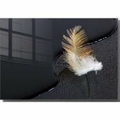 Staklena slika 70x50 cm Feather - Wallity