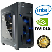 Računalo INSTAR Gamer Profundis, Intel Core i3 10100 up to 4.30GHz, 8GB DDR4, 500GB NVMe SSD, NVIDIA GeForce GTX1650 4GB, DVD-RW, 5 god jamstvo - PROMO