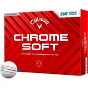 Golf žogice Callaway Chrome Soft 2024 Triple Track, 12, Chrome Soft