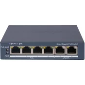 Hikvision DS-3E1506P-EI 4-portni gigabitni pametni POE stikalo