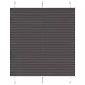 Plisirana roleta crna 115x150 cm širina tkanine 114,4 cm