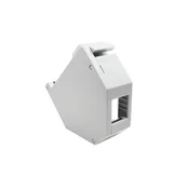 Adapter za DIN letev (TH35) za RJ45, RJ12 keystone z ozemljitvijo in pokrovom
