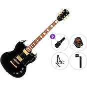 PSD Guitars DCT-150 Standard SET Black Električna kitara