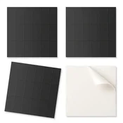 shumee Samolepilna vinilna stenska dekoracija z geometrijskim pravokotnim vzorcem 20x20x20 cm
