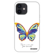 Fashion Case za Apple iPhone 12 mini - Diamanty White