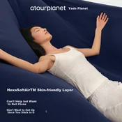 Atour Planet Caršav sa lastišem, 180x200cm, Tamnoplavi