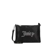 Juicy Couture Torba za čez ramo Mia črna/srebrna