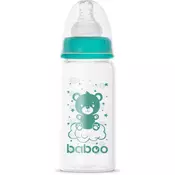 Baboo Anti-colic Glass Feeding Bottle Narrow Neck steklenička za dojenčke 0m+ 120 ml