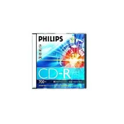 CD za snimanje PHILIPS 700 MB 52X, tanko kucište PH778206