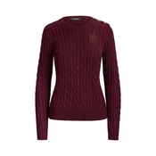 LAUREN RALPH LAUREN Pulover 200P14039503 Bordo rdeča Regular Fit