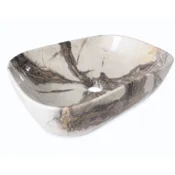 Pravokotni umivalnik za pult 46x32,5 cm Marmor -