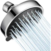 Dardanar High Pressure Shower Head 5 Settings Fixed Shower Head 4-inch high-flow bathroom shower head with adjustable brass ball joint provides a luxurious sho, (21062440)