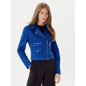 Morgan Jakna iz umetnega usnja 241-GOUSMI Modra Regular Fit
