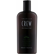 American Crew Tea Tree šampon, regenerator i gel za tuširanje 3 u 1 za muškarce 450 ml