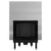 Kratki vgradni kamin NADIA/10/G/BLACK