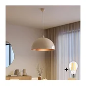 Brilagi - LED luster na sajli METALO 1xE27/40W/230V O 40 cm bež/bakrena