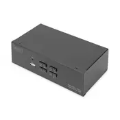 DIGITUS KVM stikalo DualView, 4:2, USB, HDMI, 4K, DS-12883