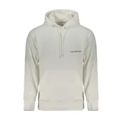 CALVIN KLEIN MEN'S WHITE ZIPLESS SWEATSHIRT