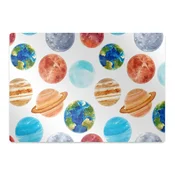 Decormat Podloga za zaščito tal Colorful planets 120x90 cm 2 cm