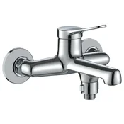shumee Stenska pipa za kad brez tuš kompleta. Chrome Villa Kuchinox