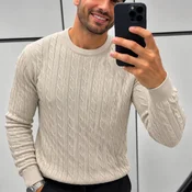 Muški bež džemper Knitgate