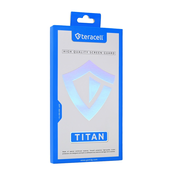 Zastitno staklo Tempered glass Teracell Titan 2.5D za Samsung S928B Galaxy S24 Ultra crni (fingerprint unlock)