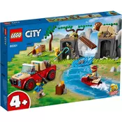 LEGO®® City Terenski avto za reševanje divjih živali (60301)