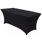 slomart Prilagodljiv prt za catering mize GreenBlue, 180x75x74cm, črn, Spandex