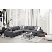 Atelier del Sofa Ugaona garnitura Loop 5 95x85x282cm Antracit