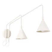 Sollux SL.2509 - Zidna lampa NOX 2xE14/10W/230V krem boje
