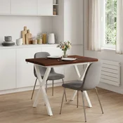 vidaXL Kvadratna jedilna miza 110 x 55 x 75 cm Masiven les akacije