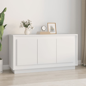 VIDAXL komoda (102x35x55cm, od konstruiranog drva), bijela