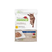 Natural Trainer Cat Hairball, vrečka - piščanec - 85 g 12 x 85 g