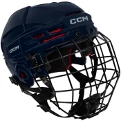 Hokejska čelada CCM Tacks 70 Combo Navy Senior M