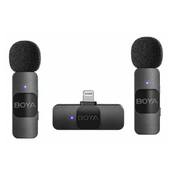Boya brezžični mikrofon BY-V2 Lightning (1xRX, 2xTX)