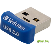 USB memorija, 64GB, USB 3.0, 80/25MB/sec, VERBATIM NANO STORE ´N´ STAY