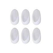 Tendance set 6 kukica 3m 2,7 x 1,8 x 2,5 plasticna bela ( 9040100 )