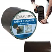 Bauhus Bitumenski strešni trak, vodoodporni tesnilni grafitni, 15 cm/10 m