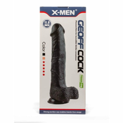 GEOFF dildo s vakuumom 30cm X-MEN