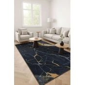 Conceptum Hypnose Tepih HM-CRP25-10, Pravougaoni, 80 x 140 cm, Teget