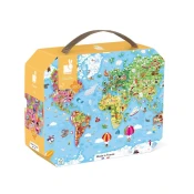 Janod giant puzzle World map
