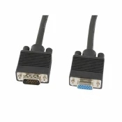 LANBERG VGA M/F produžni kabel 1,8m, oklopljen, crni